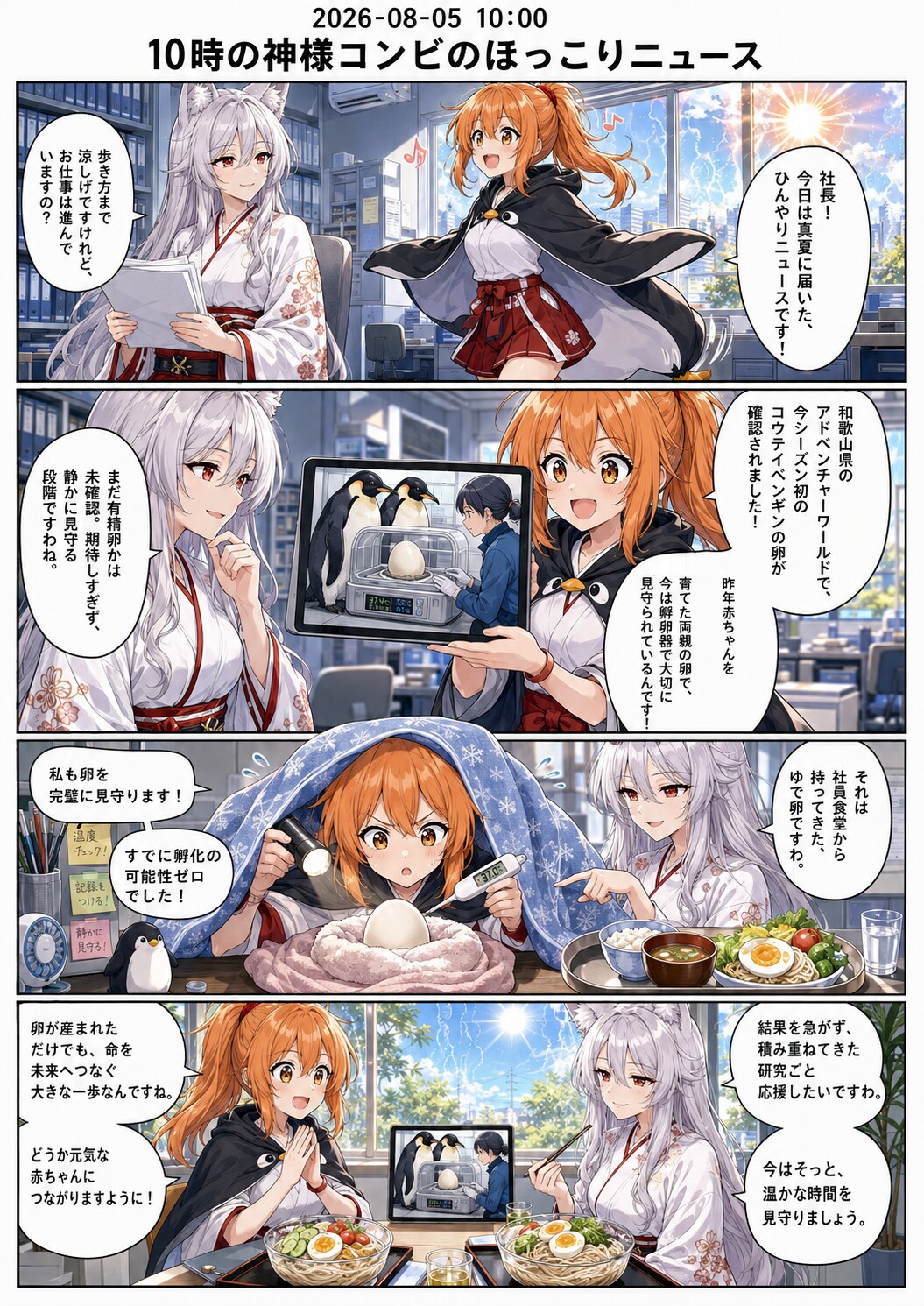 毎日漫画　10時　ほっこりニュース