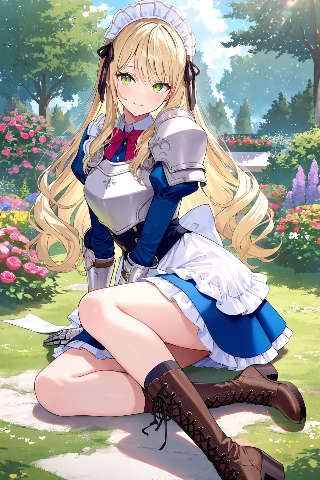 中度武装メイドさん | の人気AIイラスト・グラビア