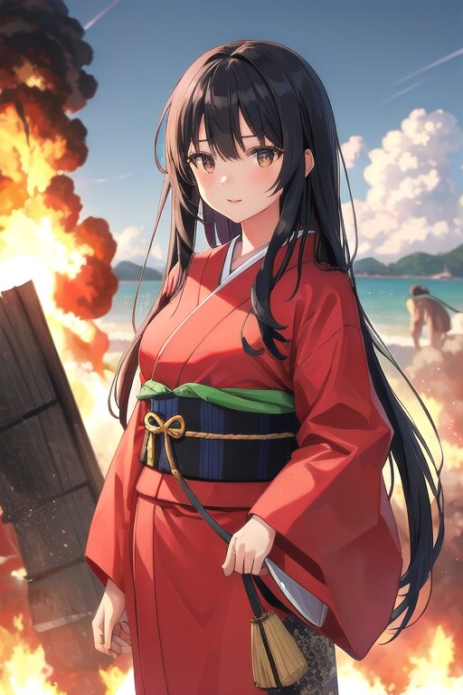 さくらちゃん爆発 | の人気AIイラスト・グラビア