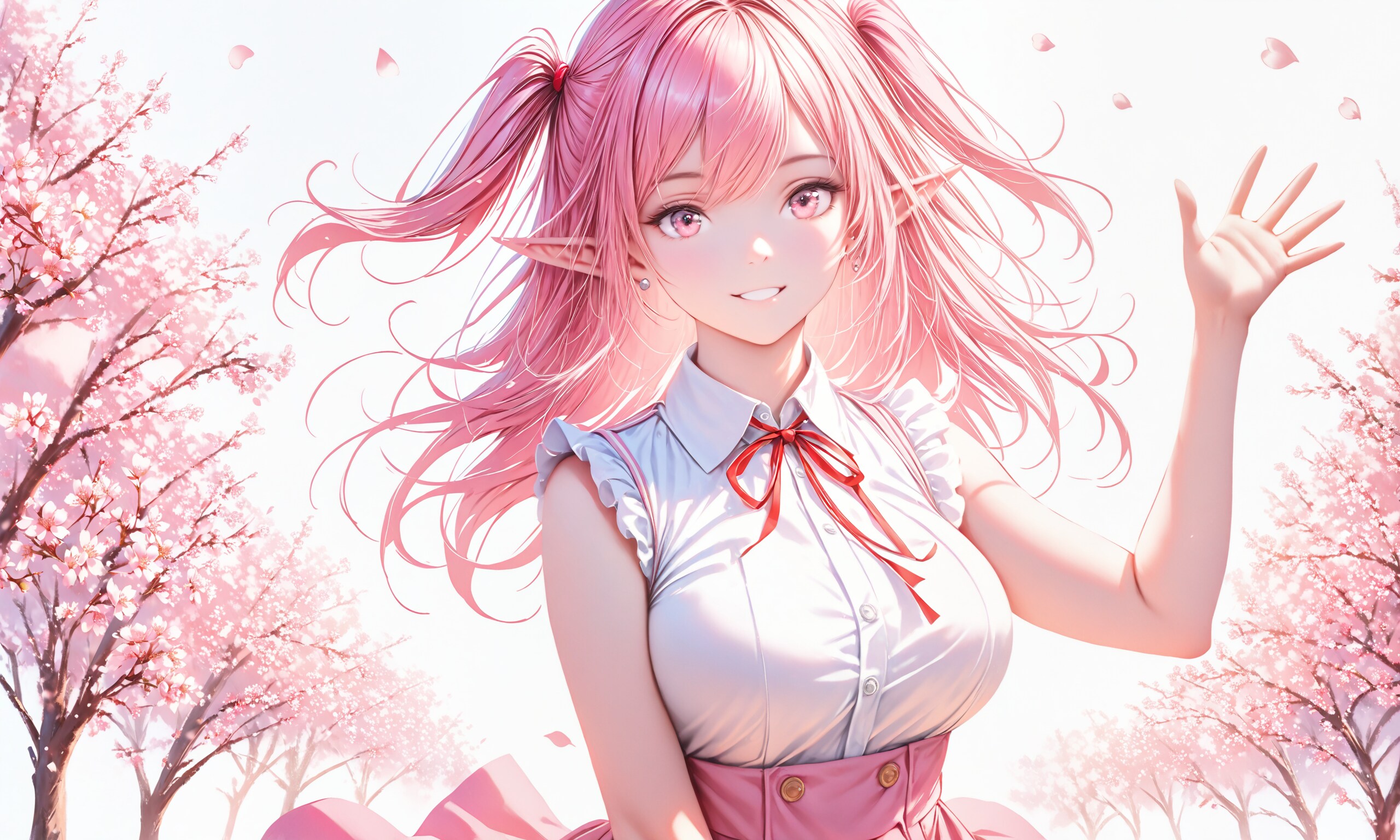 桜並木とお姉さんXL