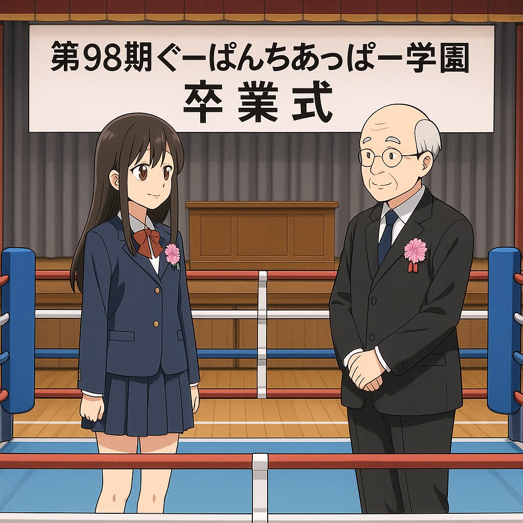 ぐーぱんちあっぱー学園の卒業式
