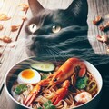 芸術を目指す猫とseafood noodle 9枚目