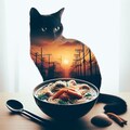 芸術を目指す猫とseafood noodle 7枚目