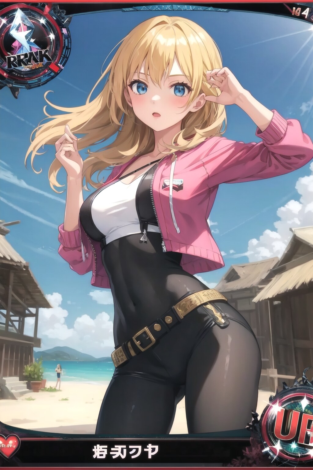 トレーディングカード　by #V4B　縦長画像