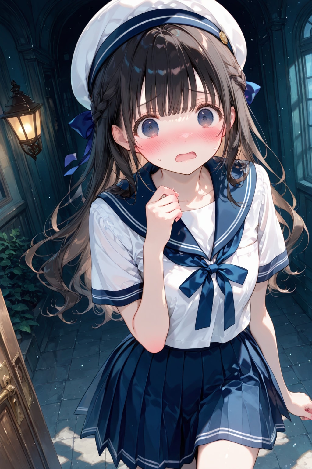 ホラーハウスの入り口