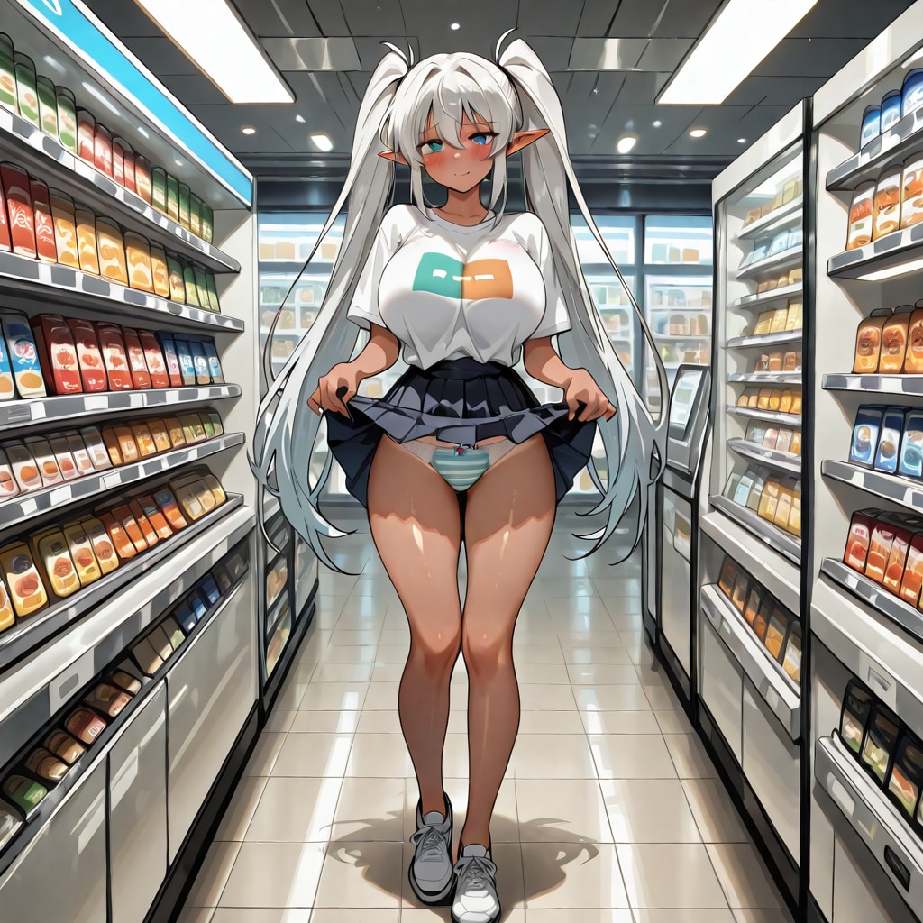 褐色エルフの挨拶