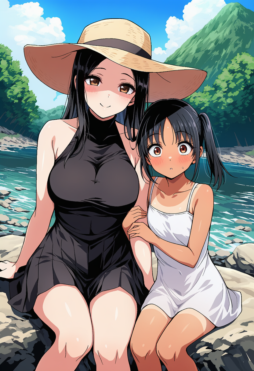 姉妹仲良くね