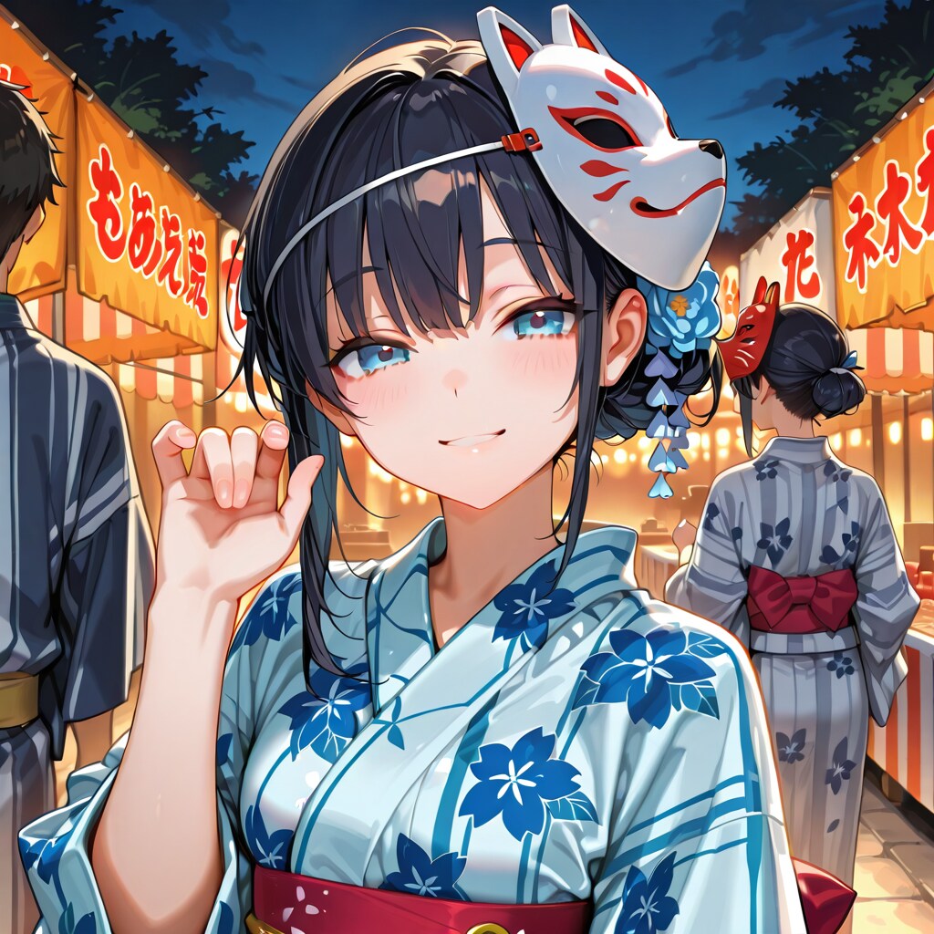 夏祭りお面