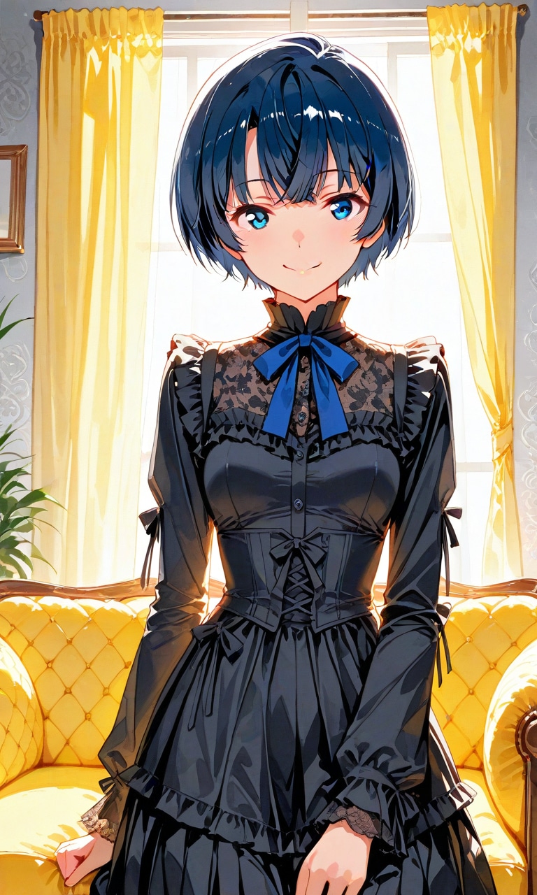 ゴシックドレスな柑菜ちゃん | の人気AIイラスト・グラビア