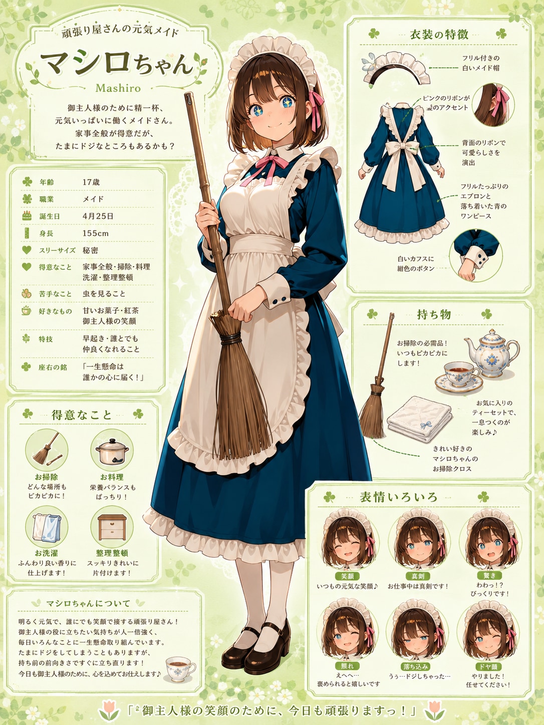 キャラクターシートマシロちゃん | の人気AIイラスト・グラビア