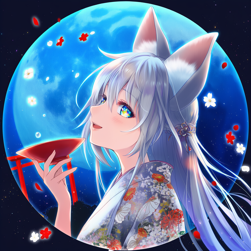 銀狐様の年末年始 | の人気AIイラスト・グラビア