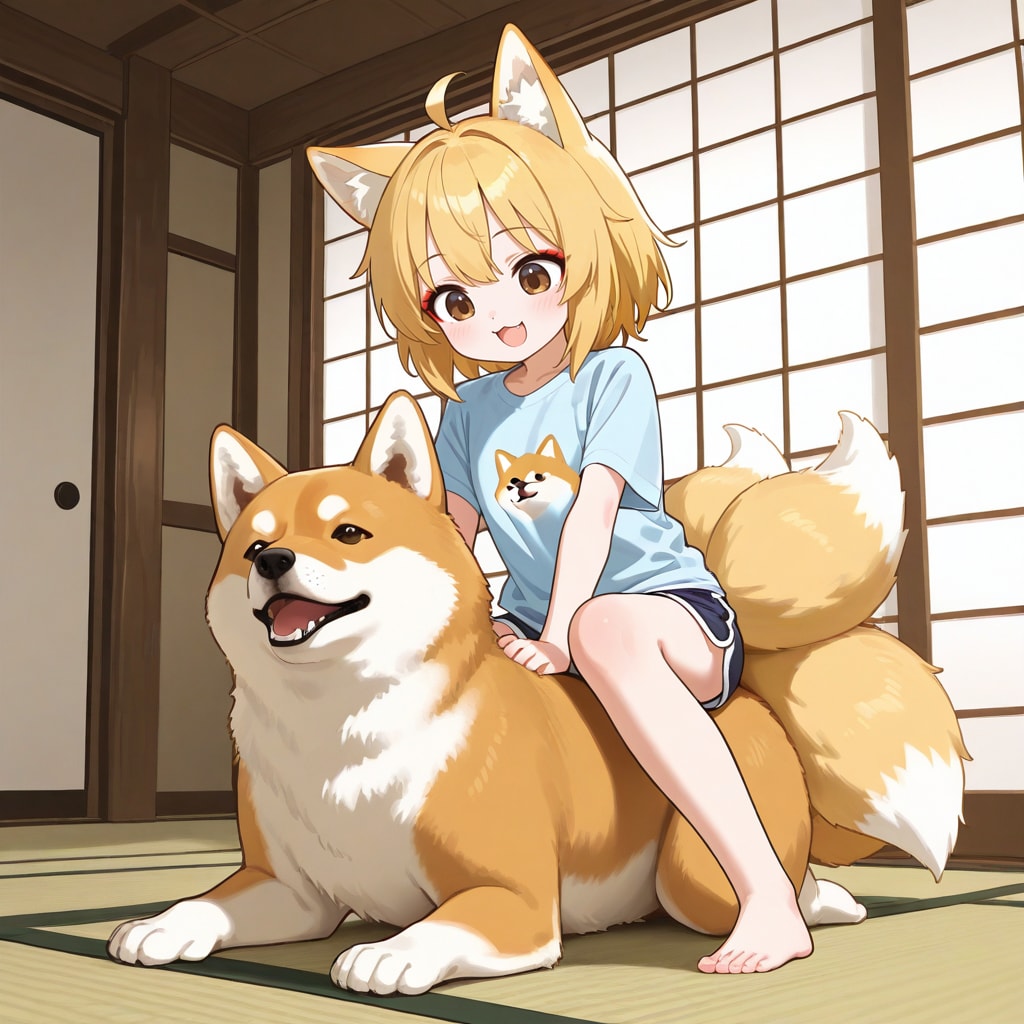 4/8　柴犬 ありがとうの日 | の人気AIイラスト・グラビア