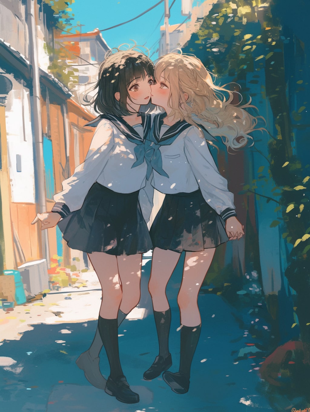 キスしたい二人のJK186