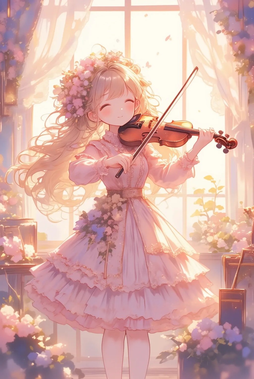 フリフリちゃんのバイオリン