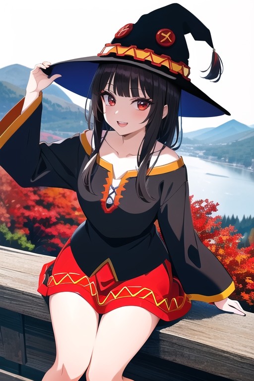 笑顔のめぐみん | の人気AIイラスト・グラビア