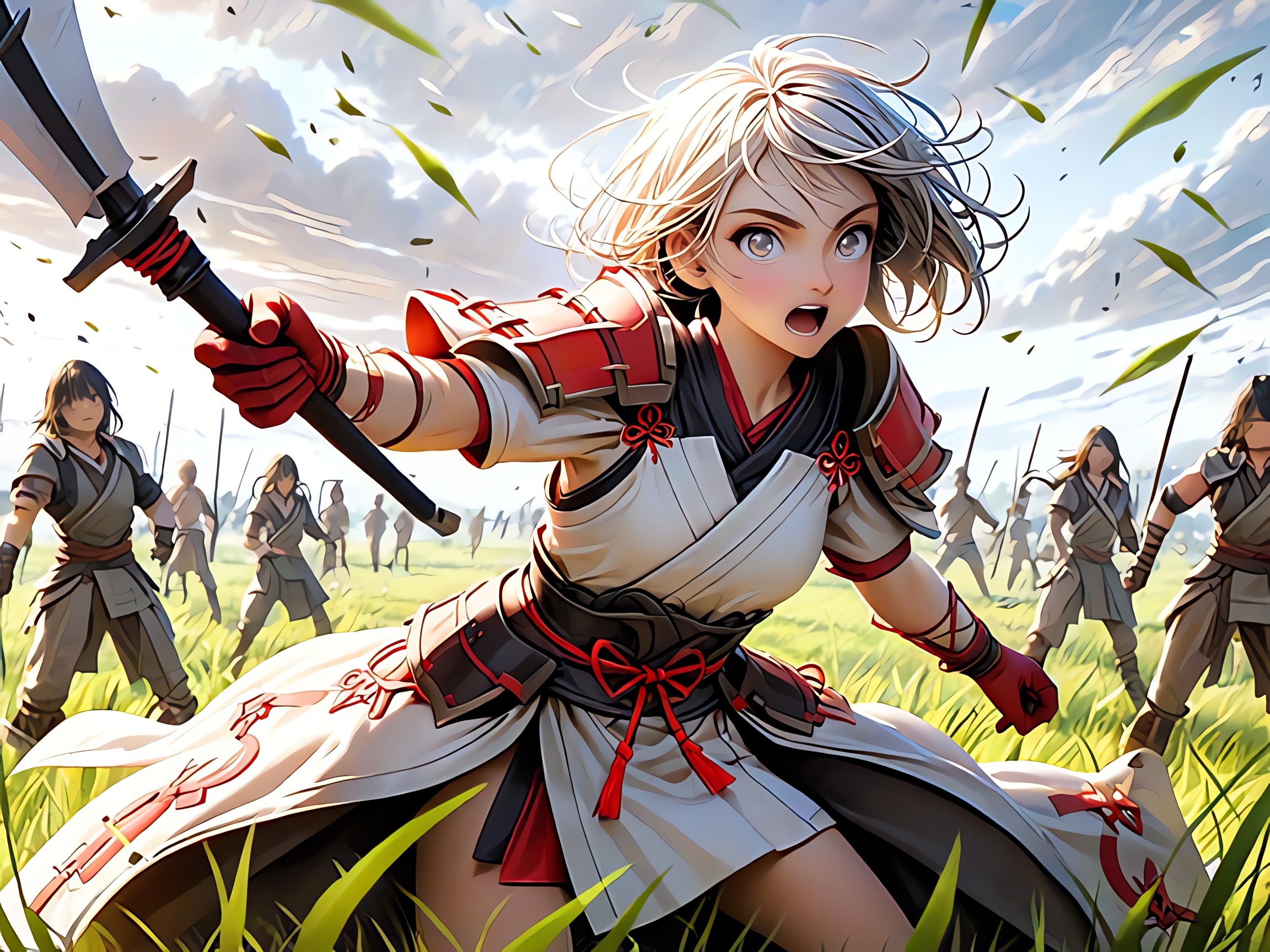 いけ〜！流れはこちらにある！ | の人気AIイラスト・グラビア