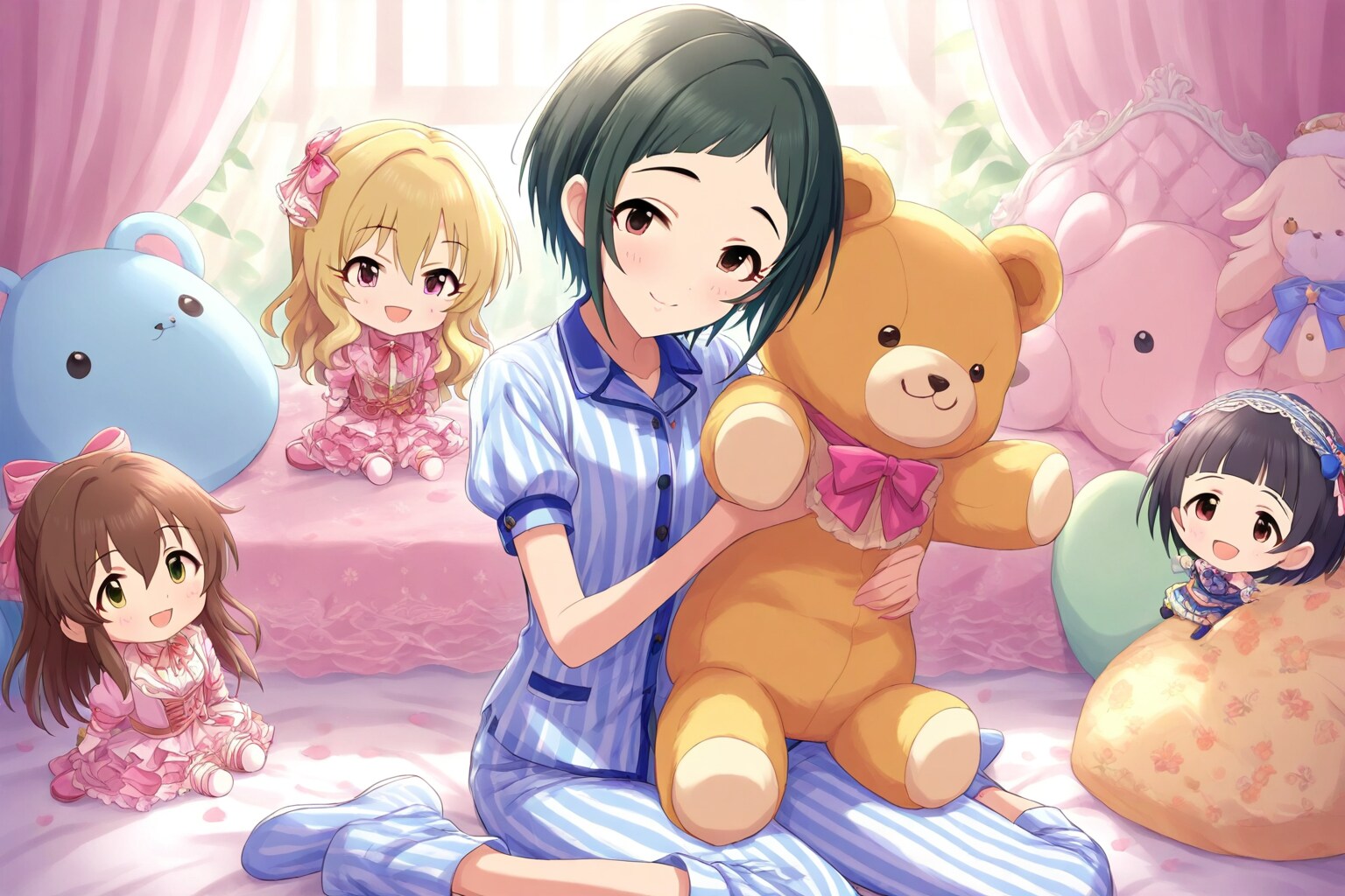 囲まれて | の人気AIイラスト・グラビア