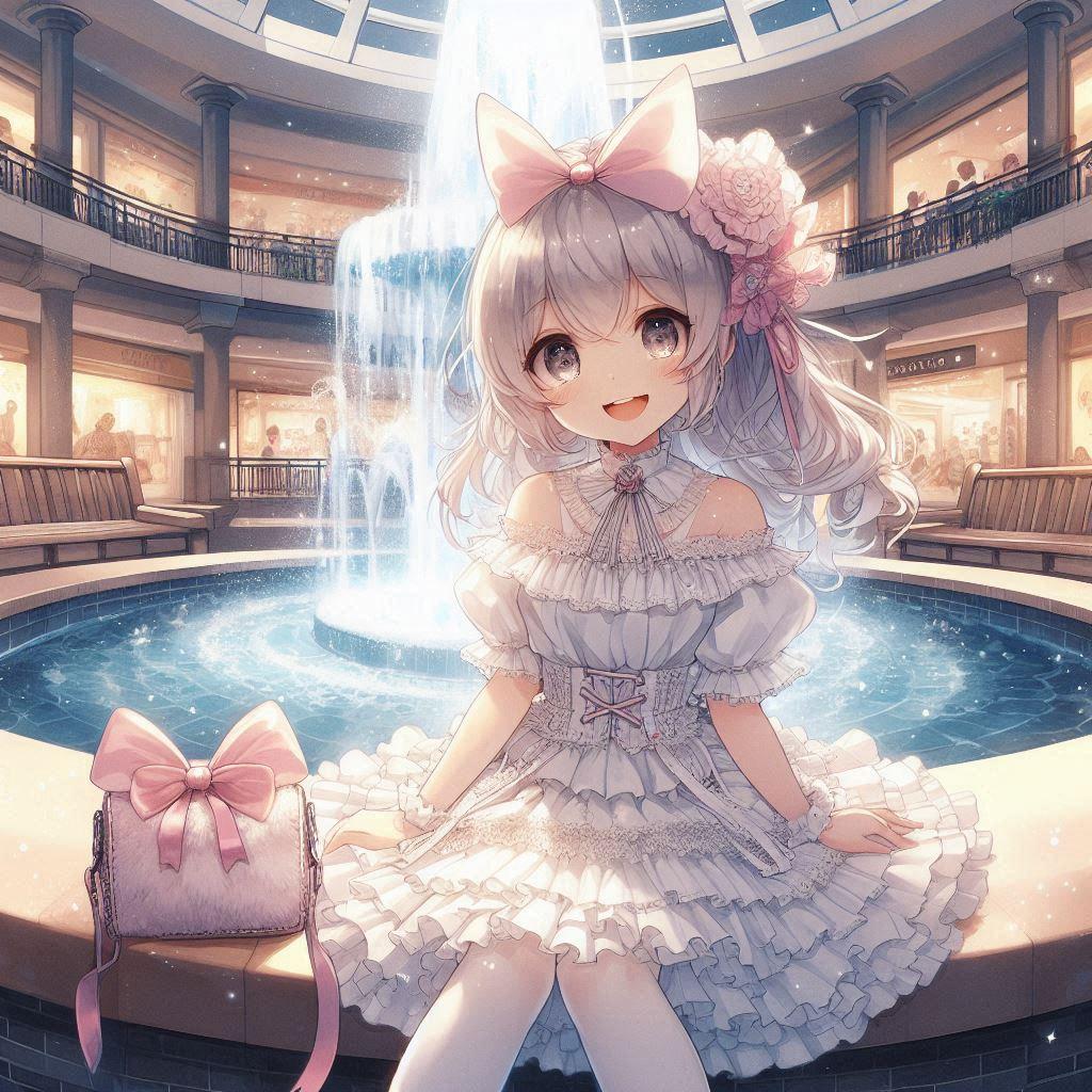 白髪の可愛い女の子【69】 | の人気AIイラスト・グラビア