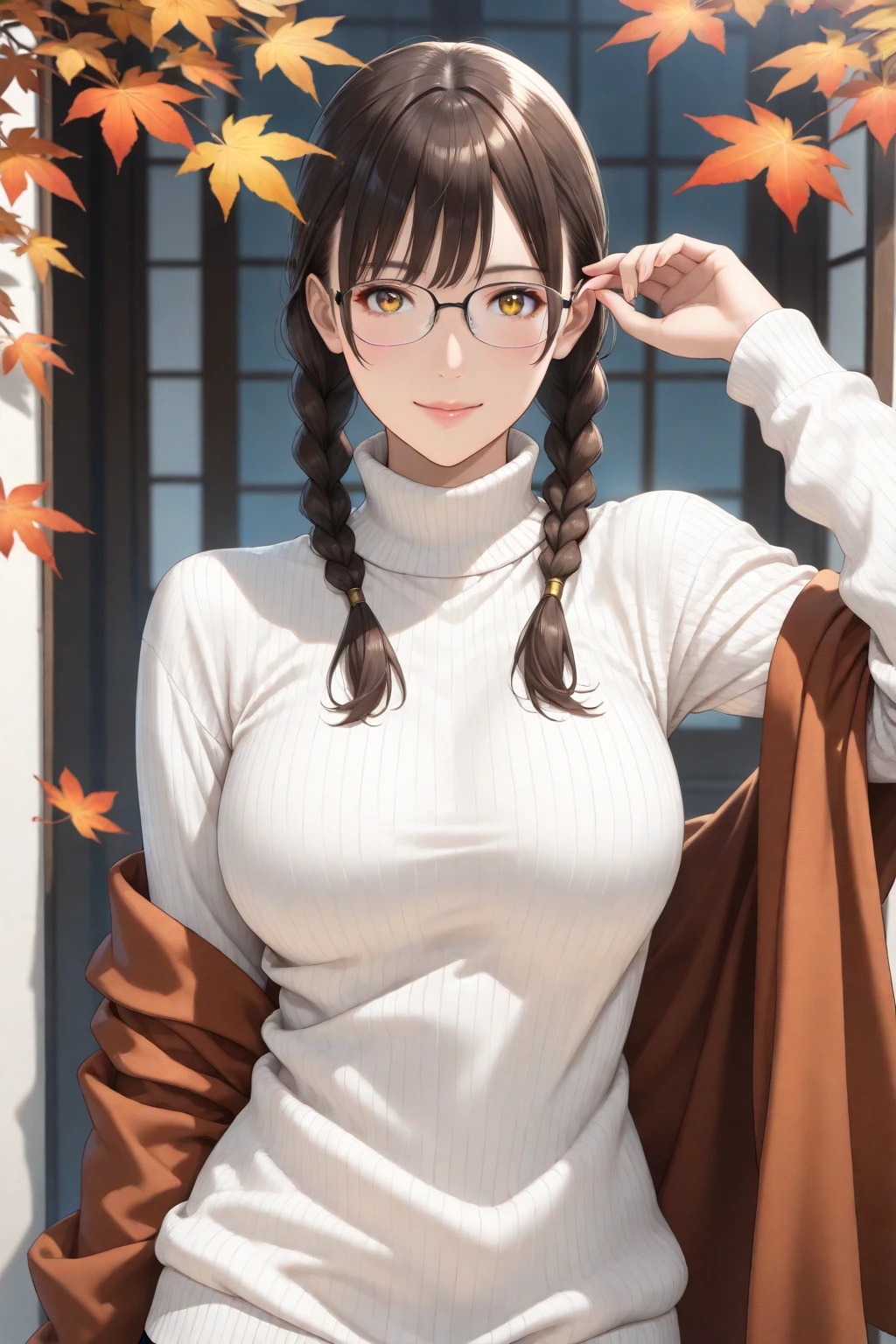 おさげのめがねちゃん