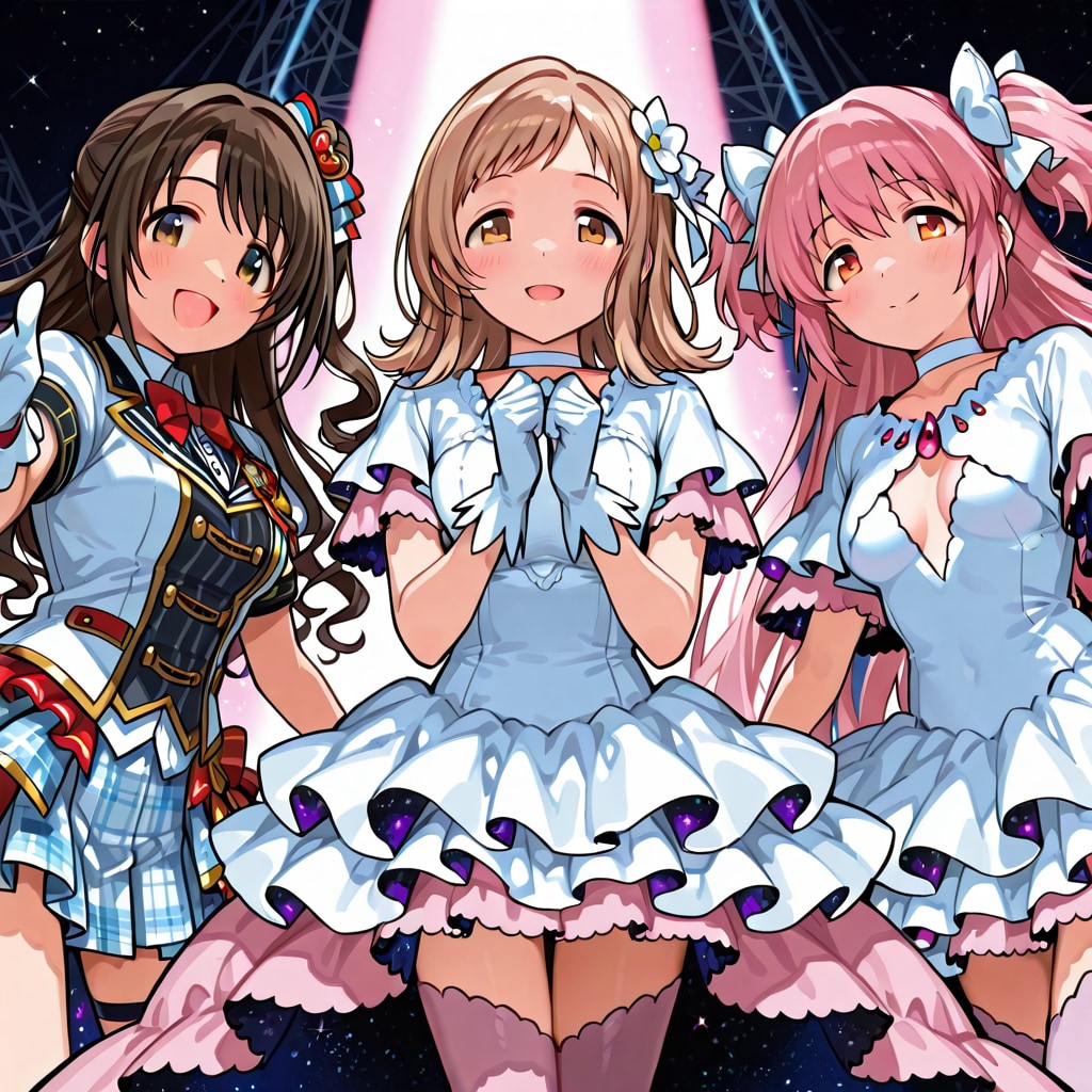 アルティメットまどか&島村卯月&櫻木真乃