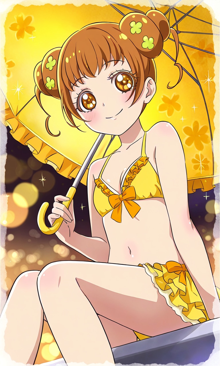Yellow parasol💛四葉ありす。