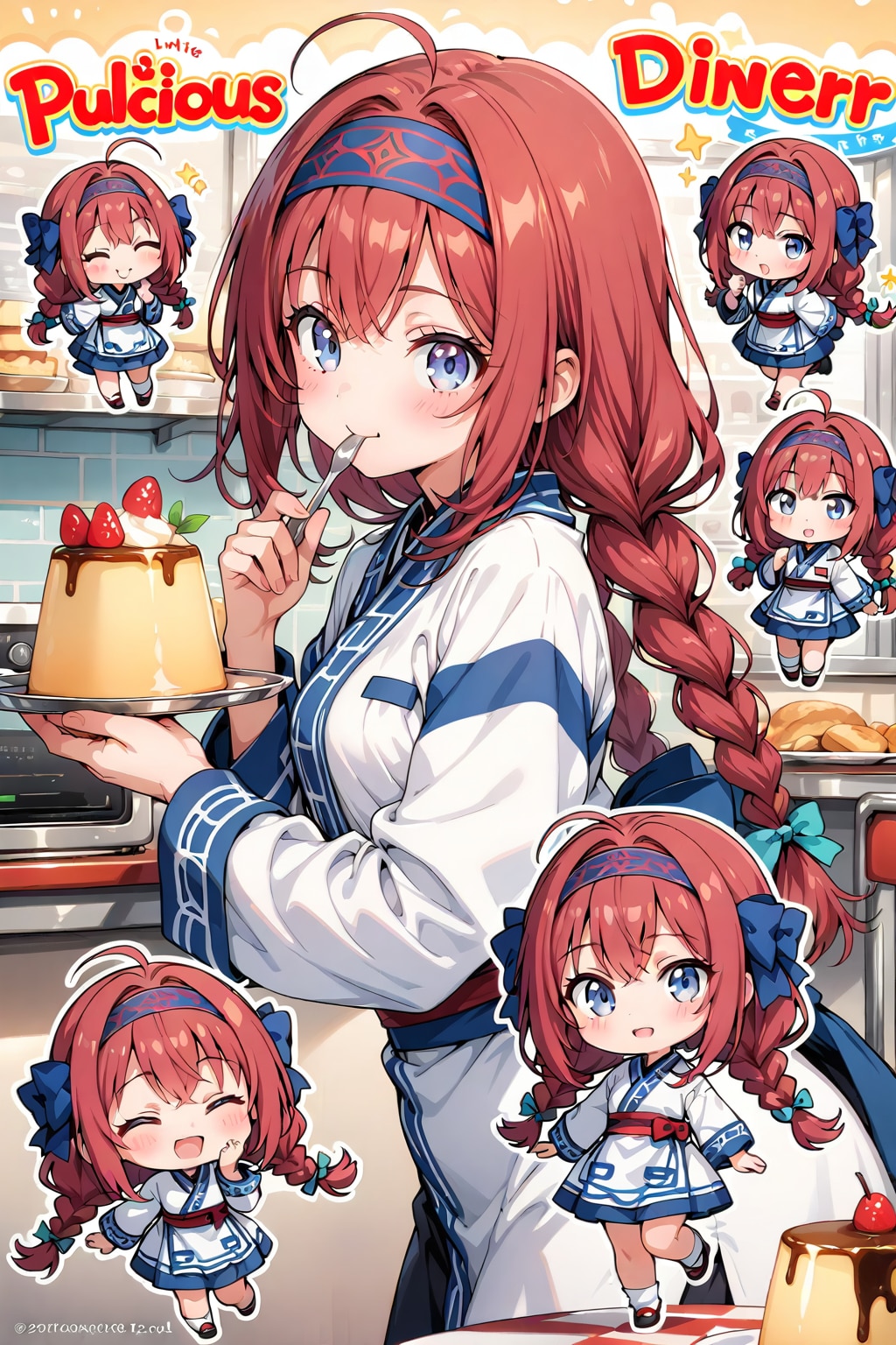 特大プリンを食べよう！ | の人気AIイラスト・グラビア