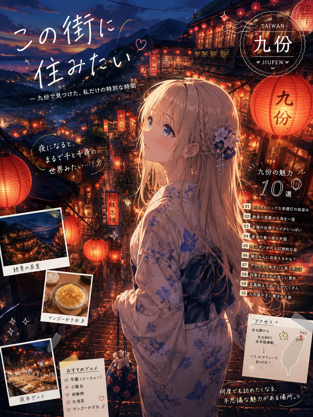 この街に住みたい企画投稿「幻想的な世界で」
