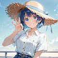 「あっ、……おっはよー！」 2枚目