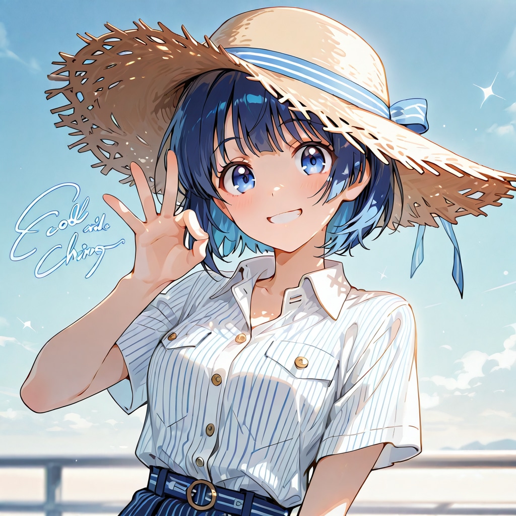 「あっ、……おっはよー！」