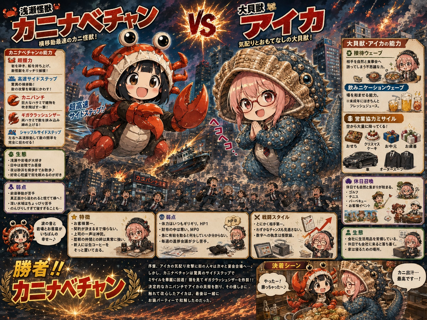 VS カニナベチャン