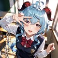 甘雨 / 学生 (SFW) 4枚目