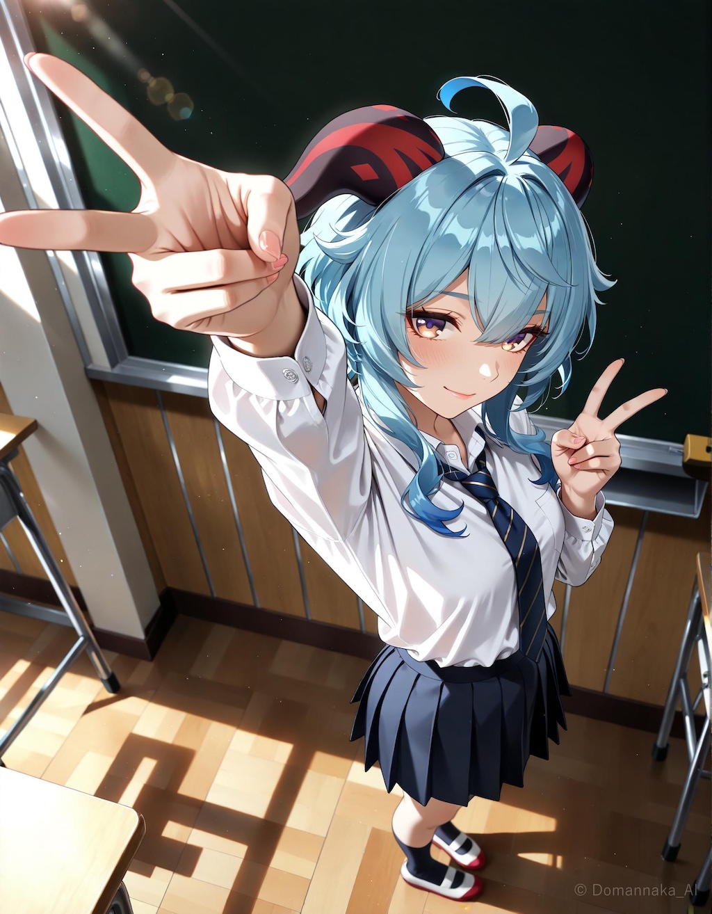 甘雨 / 学生 (SFW)