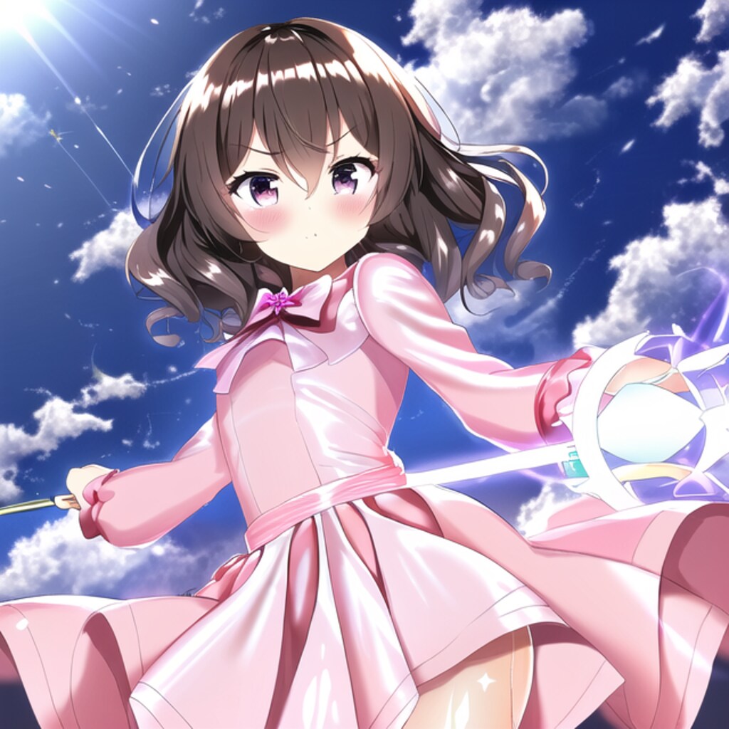 少女が悪の魔法少女から女神へ