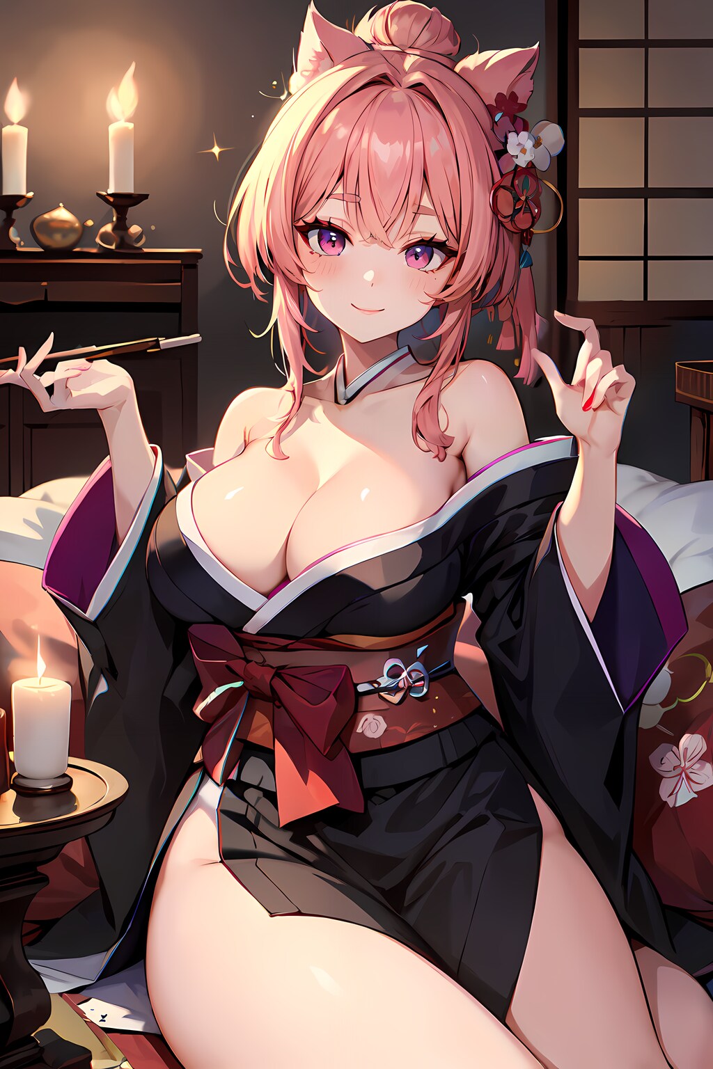 花魁の様な色気