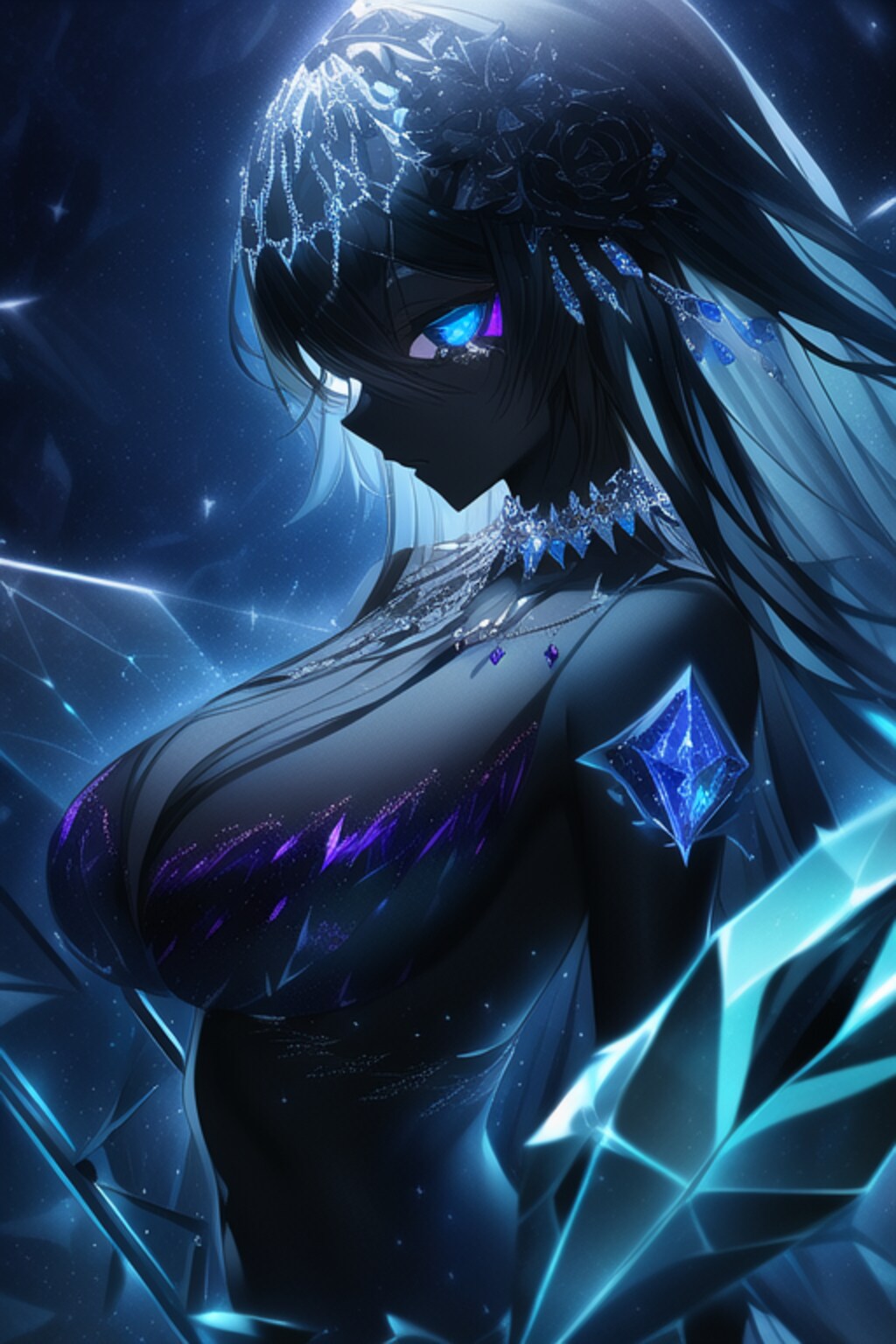 黒の女