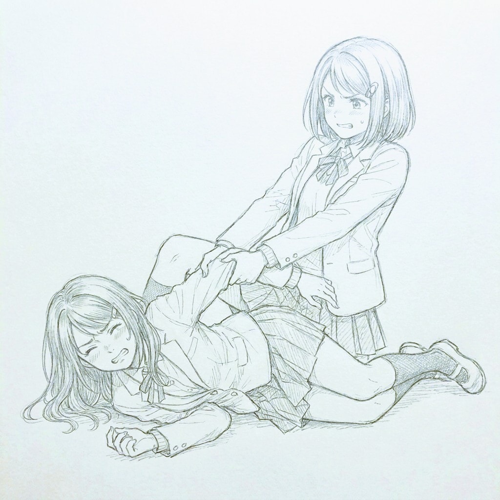 JKプロレス(師走○翁先生オマージュ)