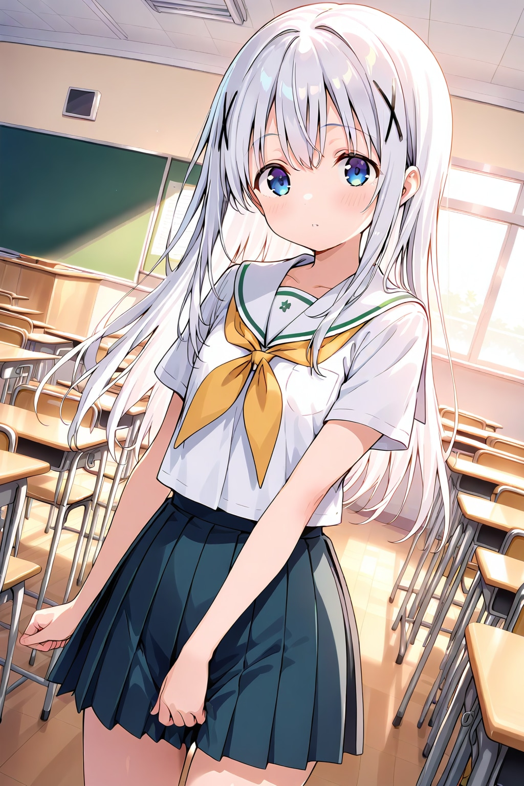 セーラー服の女の子 | の人気AIイラスト・グラビア