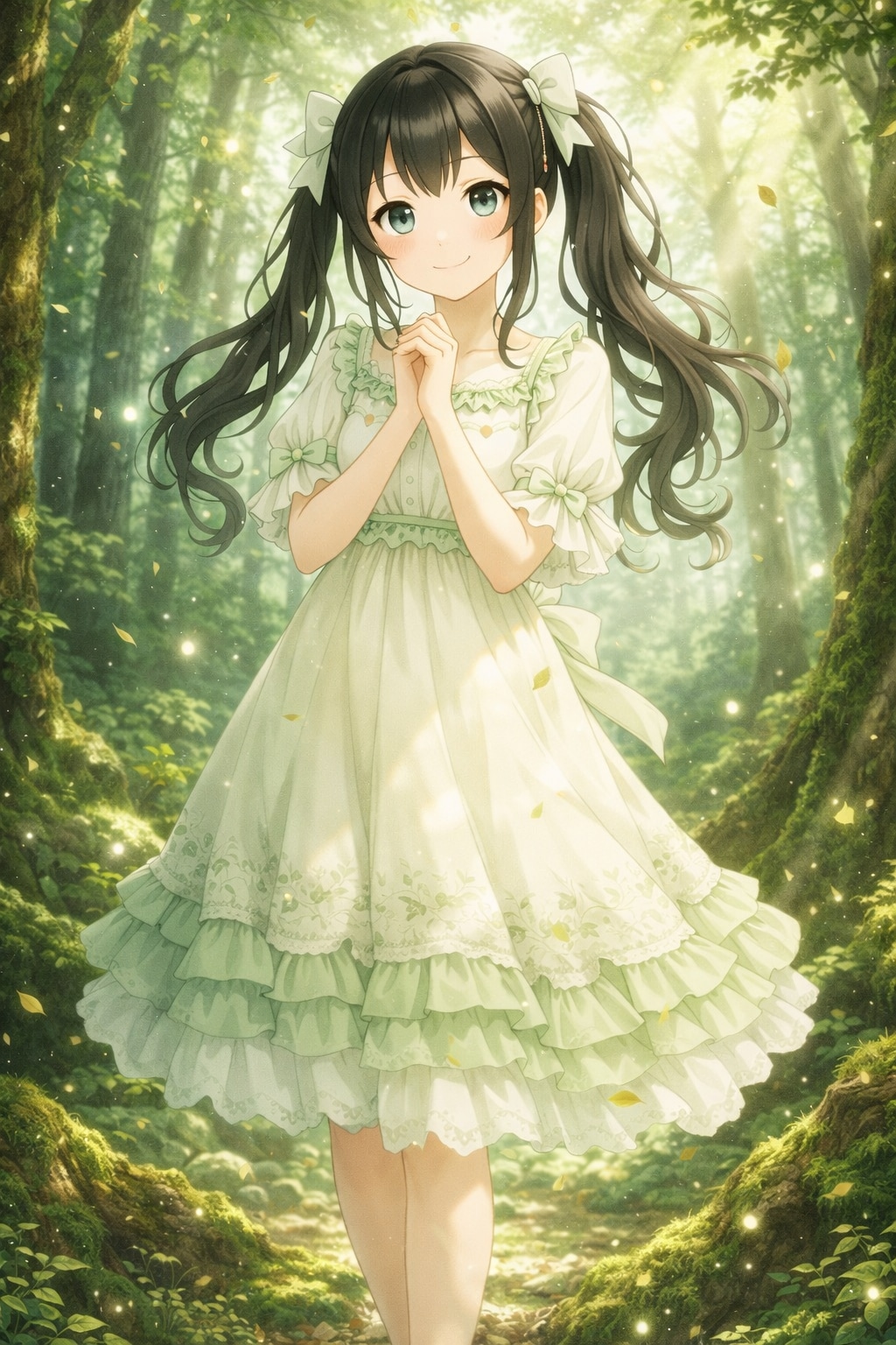 翠に溶けるひととき(うちの子)