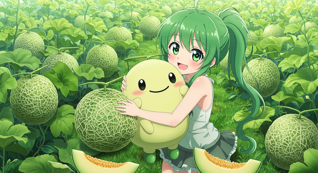 メロンほうくんと 緑ぽにちゃん