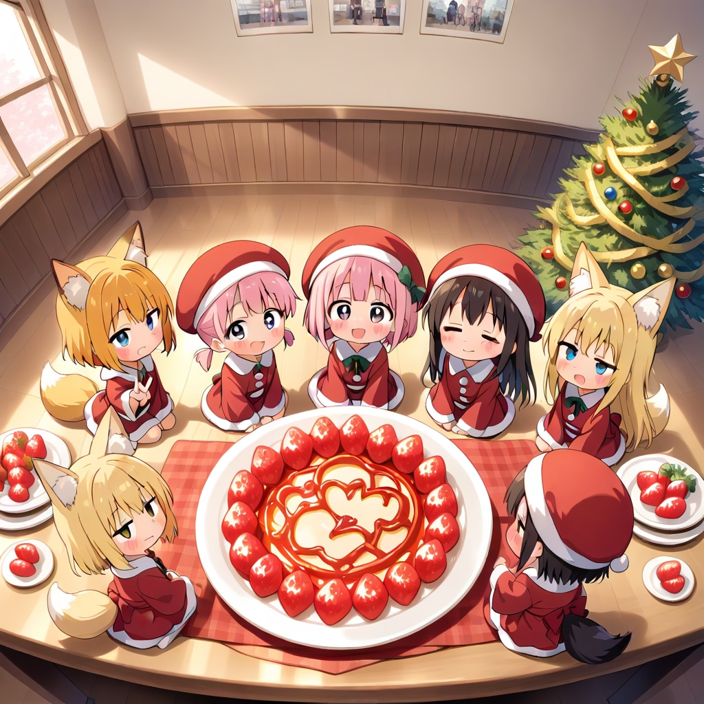 上から見下ろす、ちくわ氏の視点の様子。 | の人気AIイラスト・グラビア