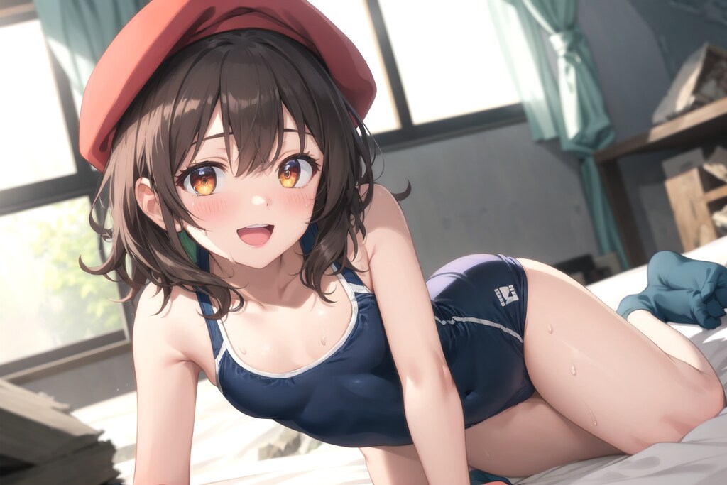 スク水で寝転ぶのは正義