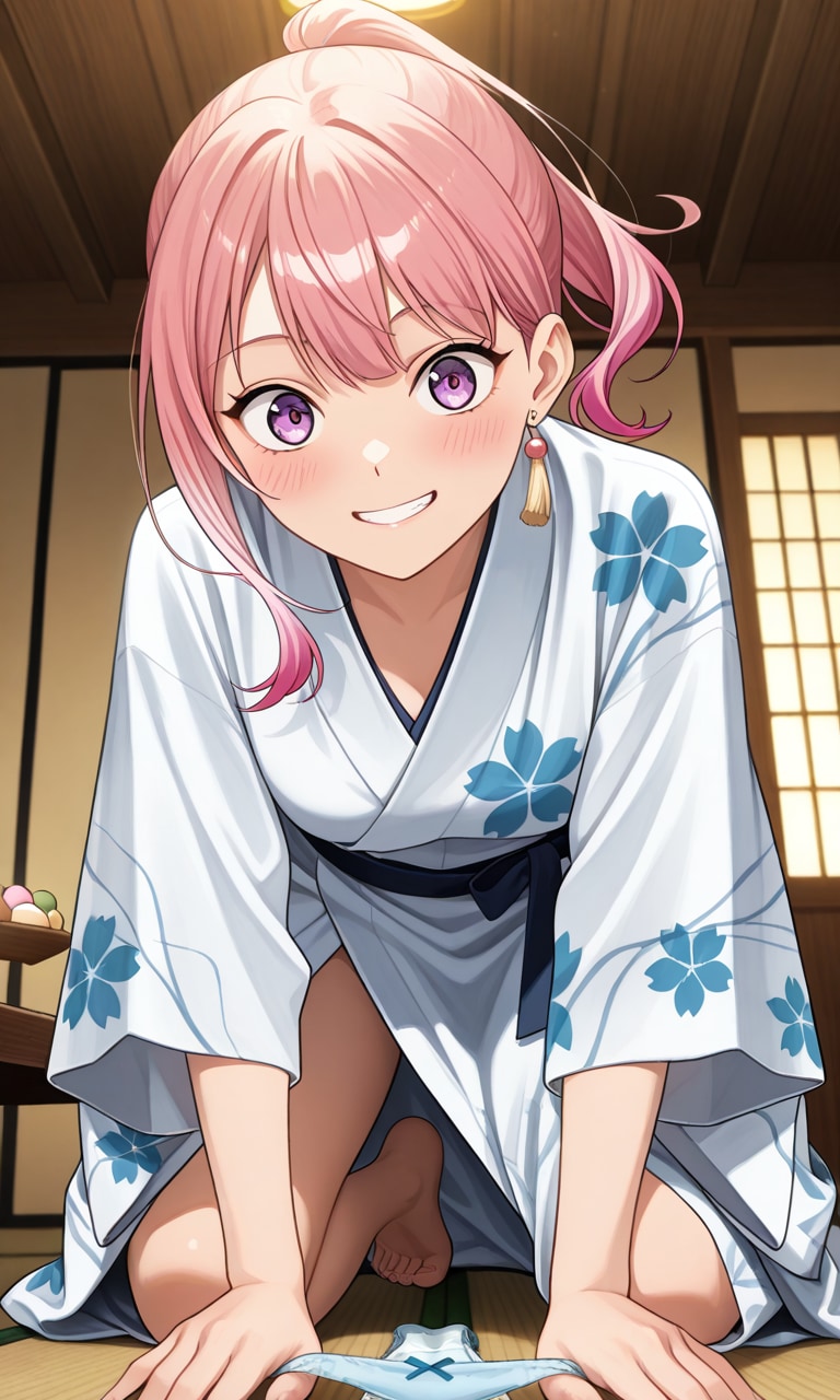 何を持ってんだよ。履きなよ