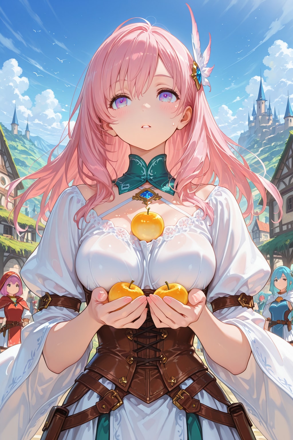 multiple girls, detailed eyes, fantasy