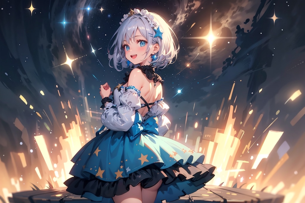 ロリータ風の銀河姫　みおちゃん