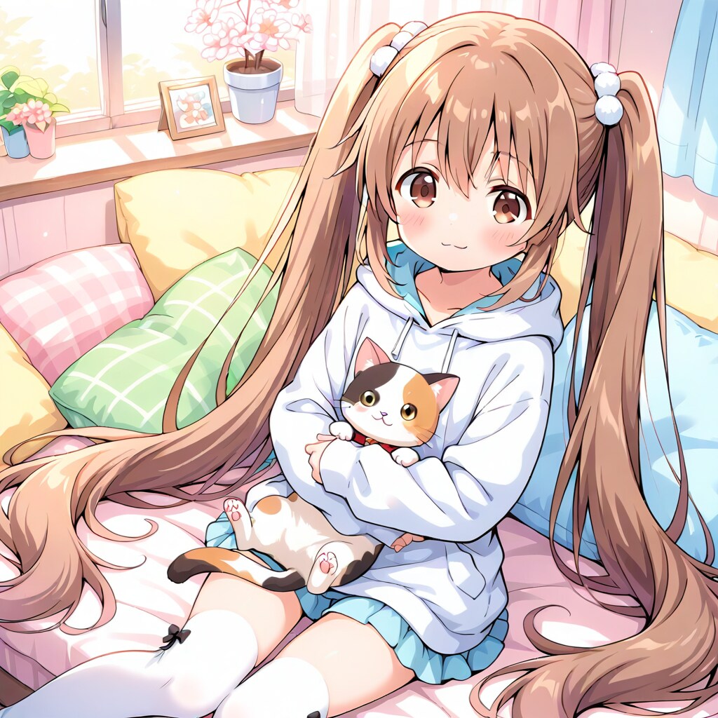 もふもふ三毛殿（２０）絶対領域　HARPY | の人気AIイラスト・グラビア