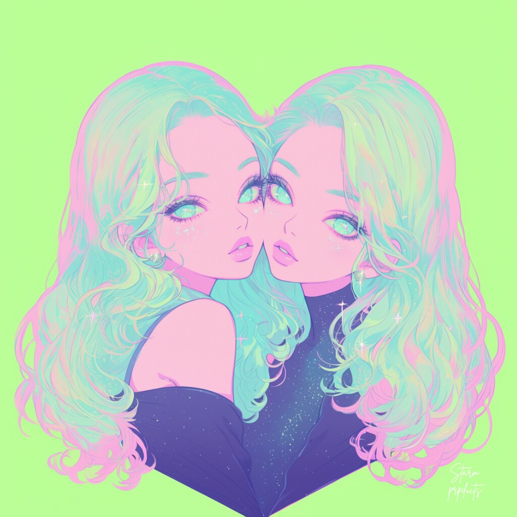 フリーアイコン/ペアアイコン/お揃いアイコン/双子アイコン