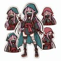 くノ一エルフさんスタンプ 2枚目