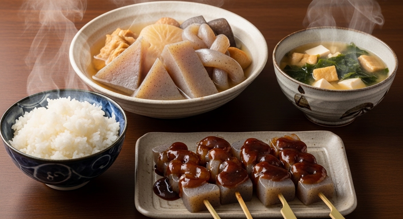 摩訶不思議食堂のこんにゃく膳 | の人気AIイラスト・グラビア