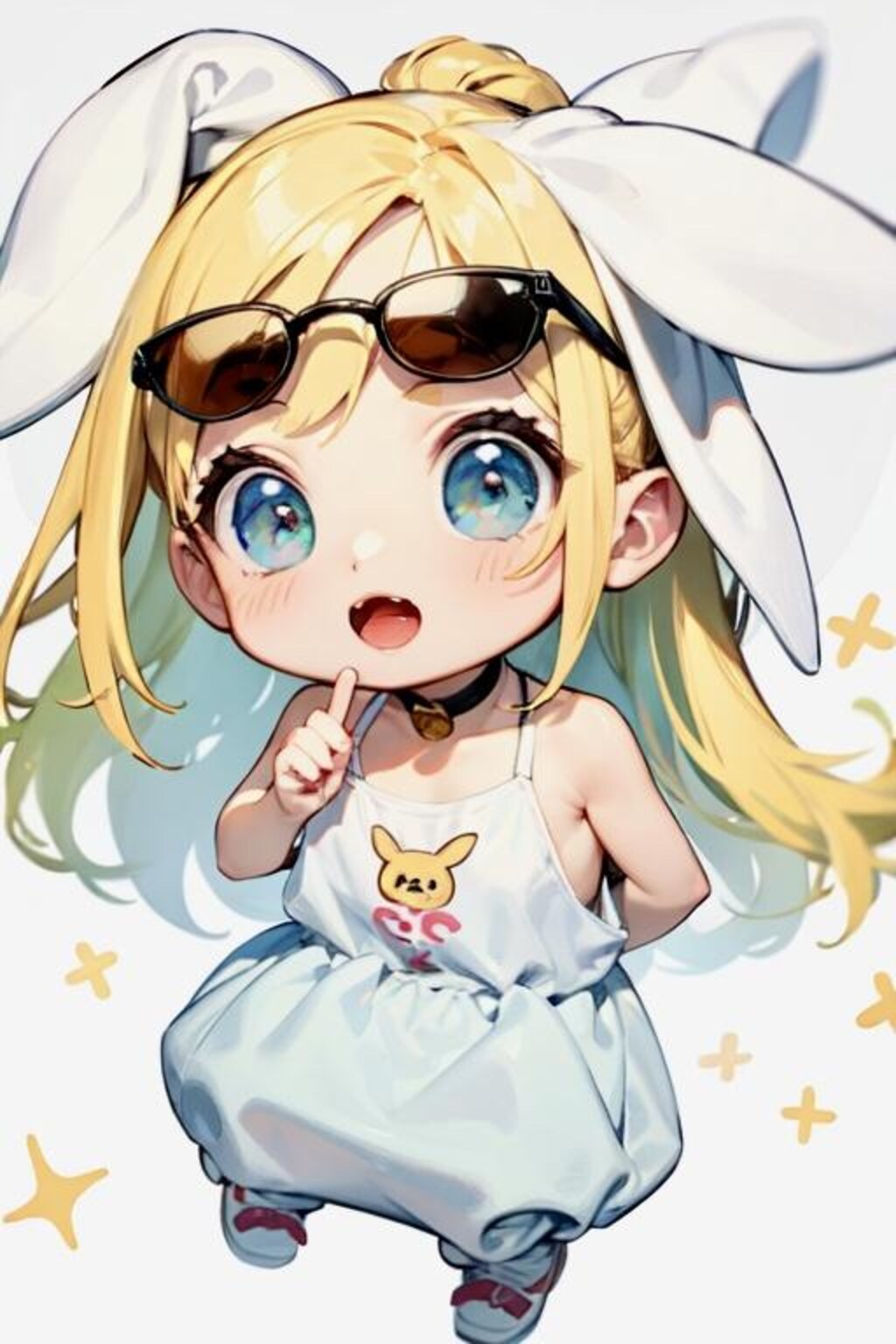 サングラス×ちびうさ