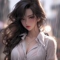 雨に濡れたOL 9枚目